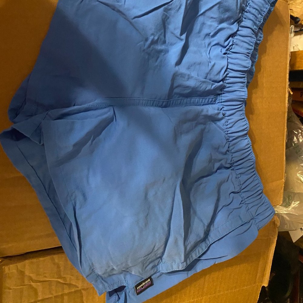Patagonia Barely Baggies (Women's M, bright blue)